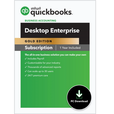 Quickbooks desktop enterprise 2023 gold edition Lifetime Activation